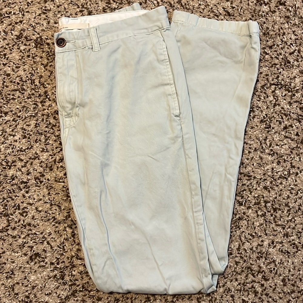 Mint color Life after denim chino. Size 32. Modern Slim.